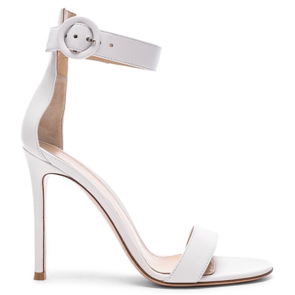 GIANVITO ROSSI Portofino 105 leather sandals - Picture 1 of 8
